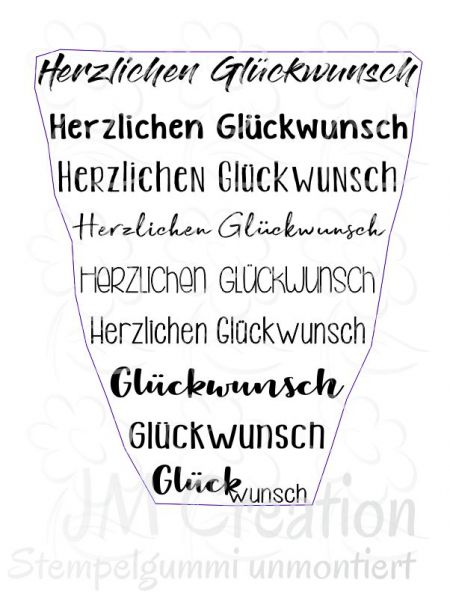 Glückwünsche für Banner