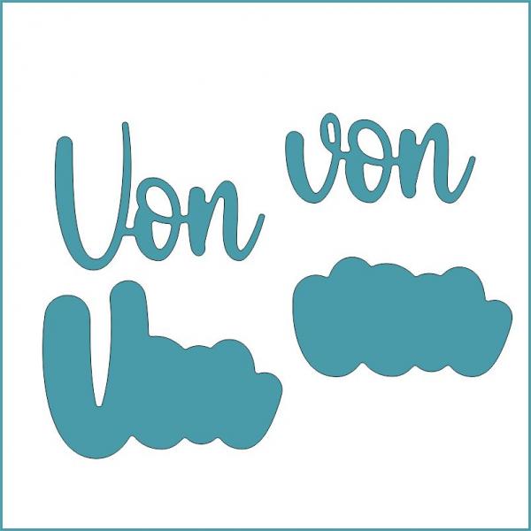 von mittel - Stanzschablone