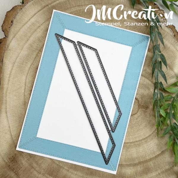 Schräge Ecken - Stanzschablone