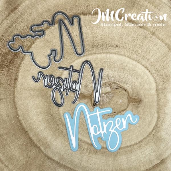 Notizen groß - Stanzschablone