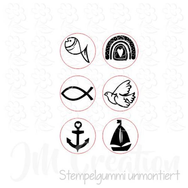 Siegel Christl. Motive - Gummi f. Siegelstempel