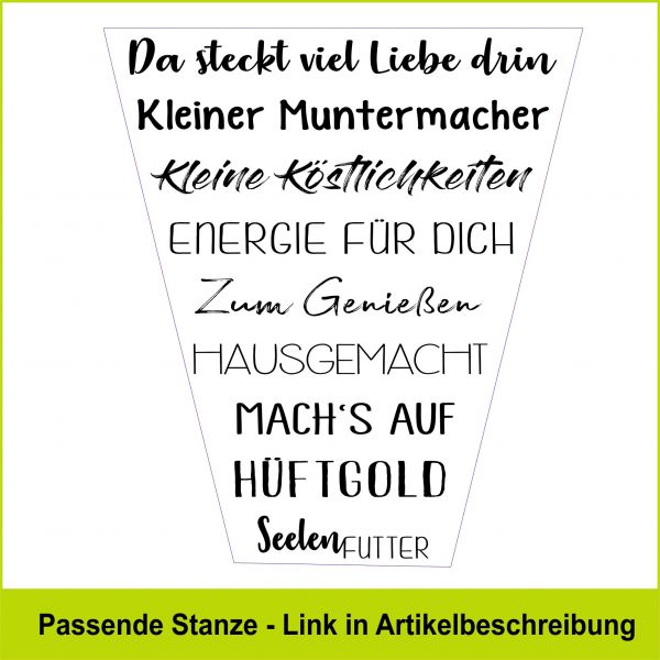 Hüftgold - Stempelgummi