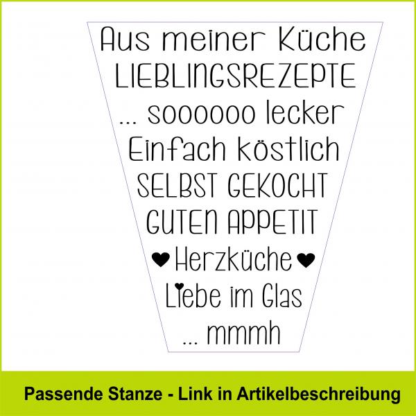 Aus meiner Küche - Stempelgummi