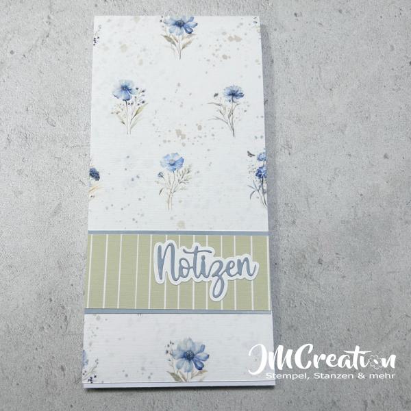 Streublumen blau - Wiesentraum blau - Designpapier