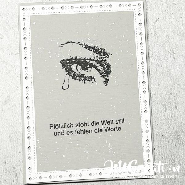 A6 Zarte Kanten - Stanzschablone