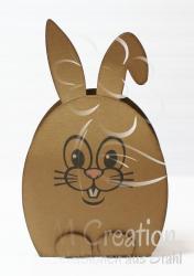 Osterei-Hase - Stanzschablone