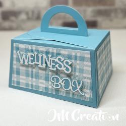 Wellnessbox-Verpackung - Stanzschablone