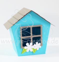 Stanzschablone - Vogelhaus mini