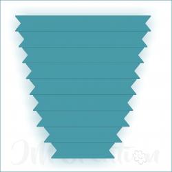 Stanzschablone - Banner-Set