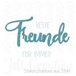 Stanzschablone - Beste Freunde