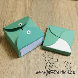 Box mit Deckel - Stanzschablone