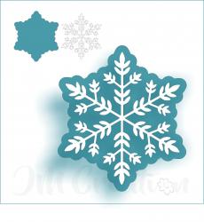Schneeflocke riesig - Stanzschablone