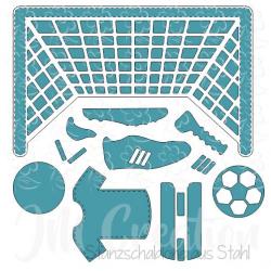 Stanzschablone - Fussball-Set