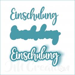 Einschulung mittel - Stanzschablone