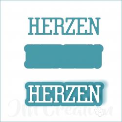 Herzen klein - Stanzschablone