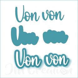 von mittel - Stanzschablone