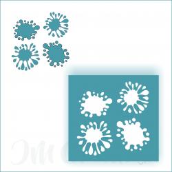 Kleckse - Stanzschablone