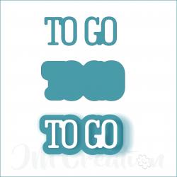 to go klein - Stanzschablone