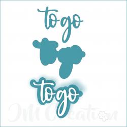 to go mittel - Stanzschablone