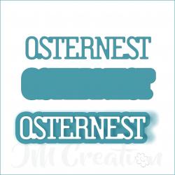 Osternest klein - Stanzschablone