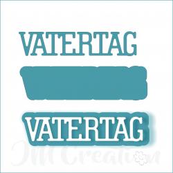 Vatertag klein - Stanzschablone