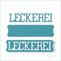 Leckerei klein - Stanzschablone