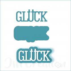 Glück klein - Stanzschablone
