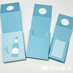 Flaschenhänger Bier - Stanzschablone