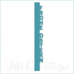 Frohe Ostern - Stanzschablone