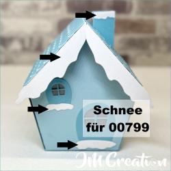 Schnee Add on für 00799 - Stanzschablone