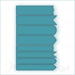 Banner für Texte - Stanzschablone