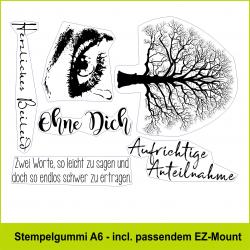 Trauer-Set - Stempelgummi