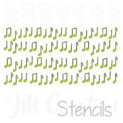 Stencil DIN lang - Noten