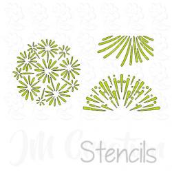 Stencil DIN lang - Feuerwerk