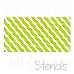 Stencil DIN lang - Schrägstreifen