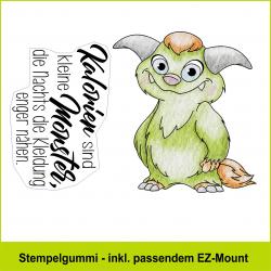 Kalorienmonster - Stempelgummi 7,5x10,5cm