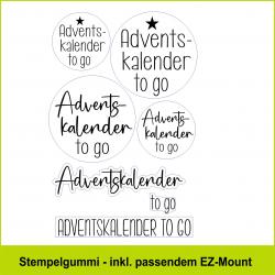Adventskalender to go - Stempelgummi