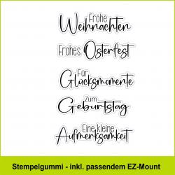 Für Glücksmomente - Stempelgummi