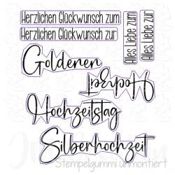 Hochzeitstag - Stempelgummi