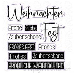 Label Weihnachten