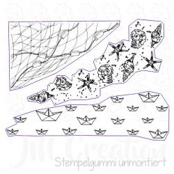 Maritime Hintergründe - Stempelgummi