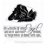 Ich wünsch' dir einen Engel...  - Stempelgummi