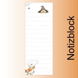 Halloween - Notizblock