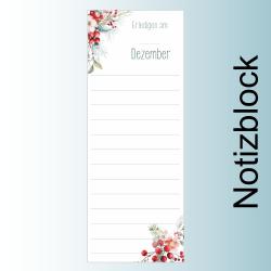 Weihnachten - Notizblock