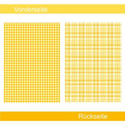 Kariert gelb - Designpapier