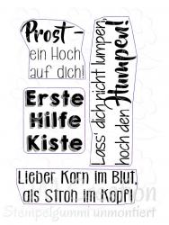 Erste Hilfe Kiste  - Stempelgummi