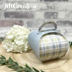 Schachtel bauchig - Stanzschablone