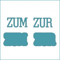zum zur klein - Stanzschablone