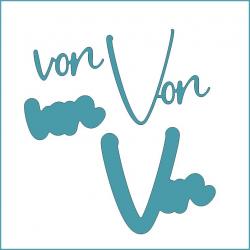von groß - Stanzschablone