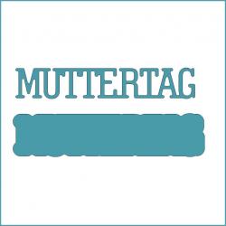 Muttertag klein - Stanzschablone